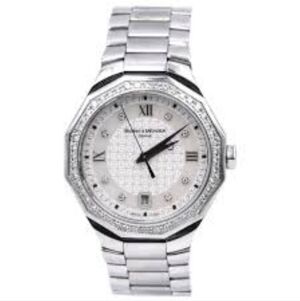 Baume & Mercier Diamond Bezel Mother Of Pearl Watch